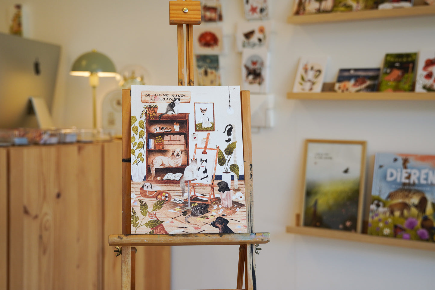 “De kleine kunstacademie” – A4 Art Print | Illustratie Poster op 300gsm Tintoretto Gesso