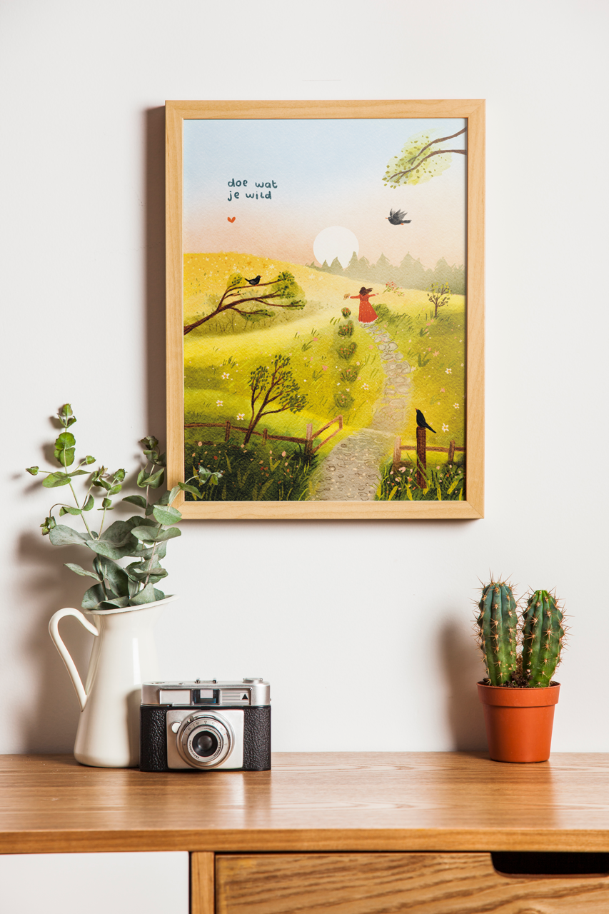 Print 'Doe wat je wild', A3 formaat