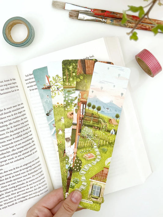 'Zomervibes' Voordeelset van 5 boekenleggers