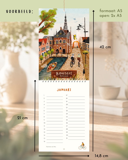 Verjaardagskalender Elfstedentocht | Friese Elfsteden | Fietselfstedentocht (pre-order)