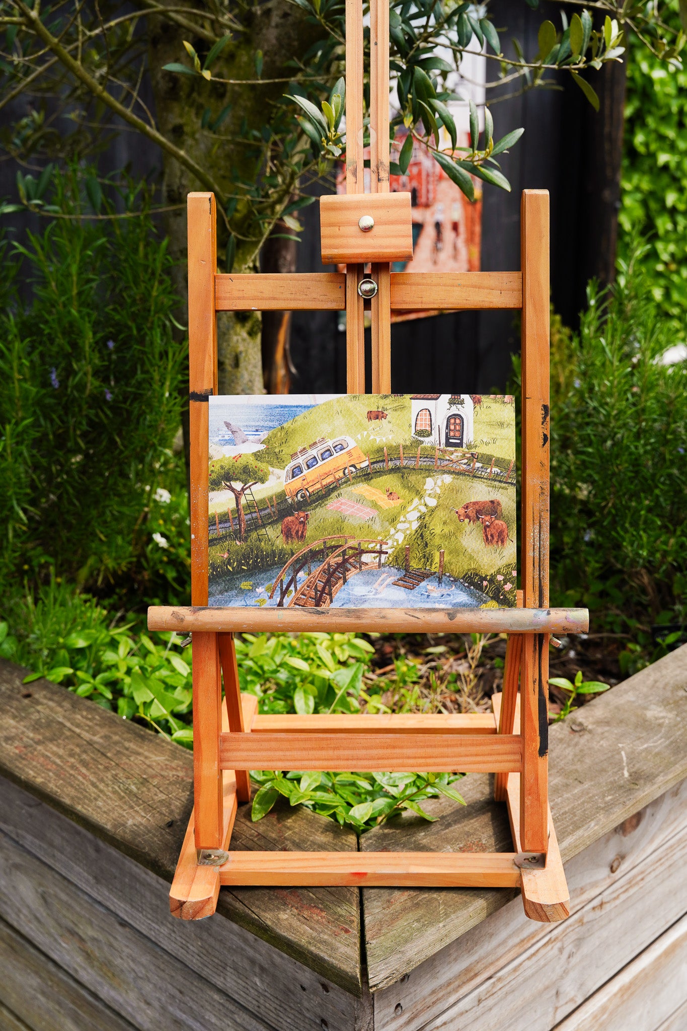 “Augustus” – A5 Illustratie Print | Art Print op 300gsm Tintoretto Gesso