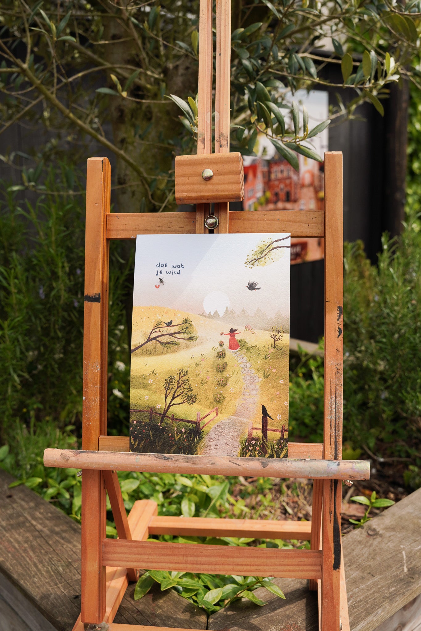 “Doe wat je wild” – A5 Illustratie Print | Art Print op 300gsm Tintoretto Gesso