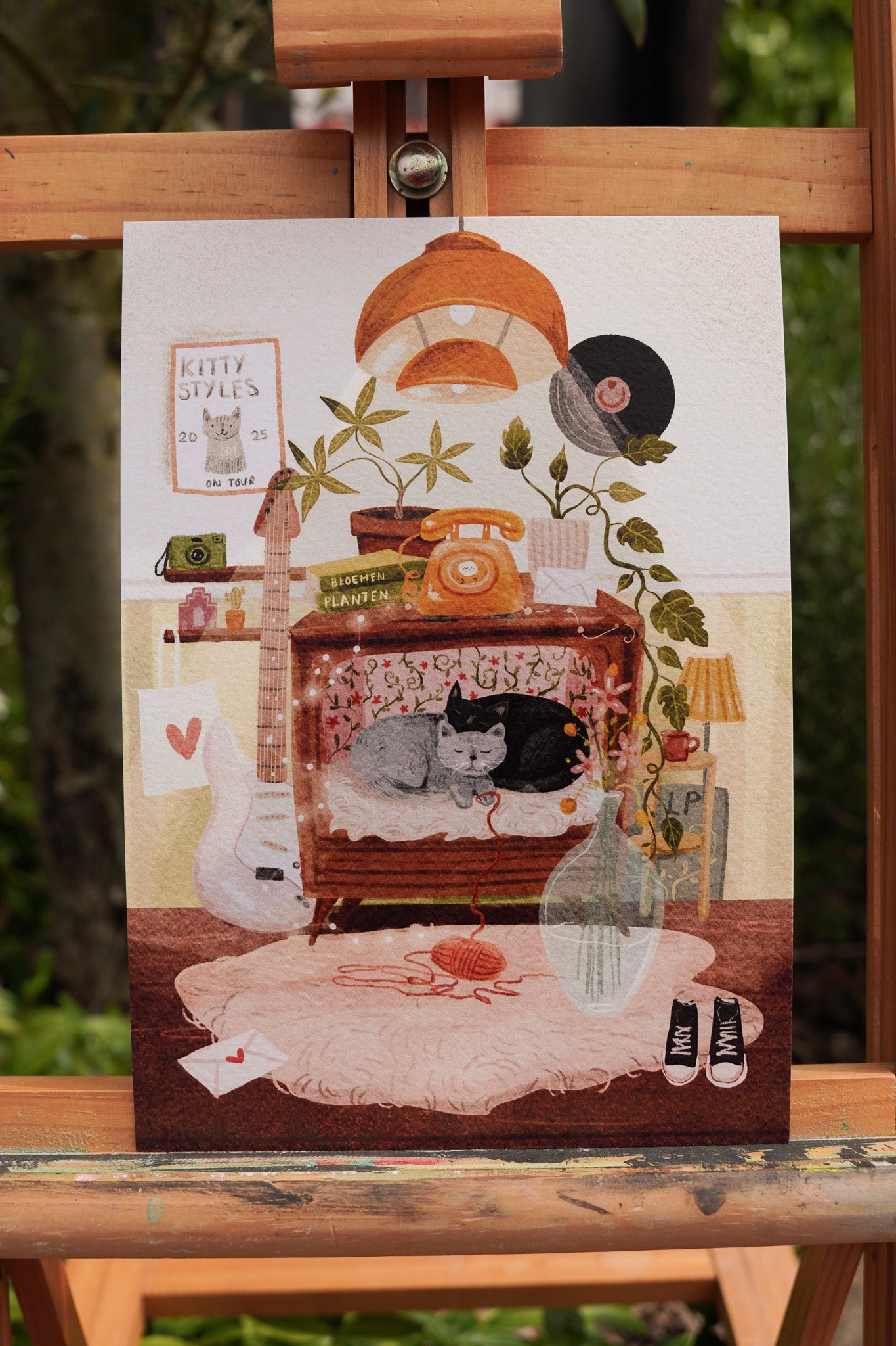 “Mijn toekomstige woonkamer” – A5 Illustratie Print | Art Print op 300gsm Tintoretto Gesso