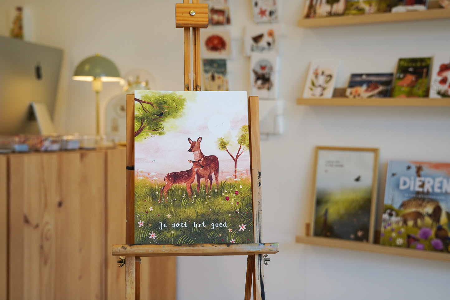 “Je doet het goed” – A4 Art Print | Illustratie Poster op 300gsm Tintoretto Gesso