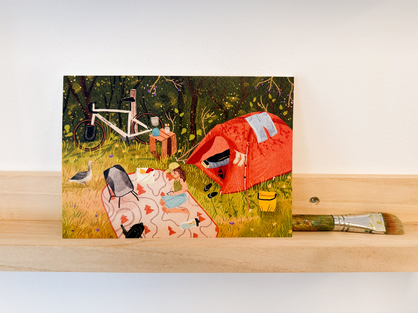 “Solokamperen” – A5 Art Print | Illustratie Poster op 300gsm Tintoretto Gesso