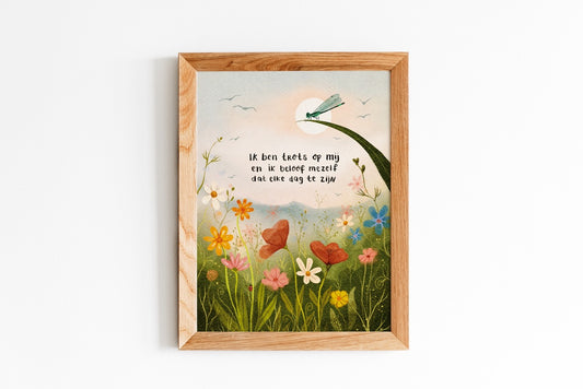 Print 'Ik ben trots op mij', A4 formaat