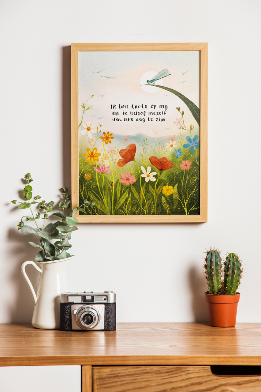 Print 'Ik ben trots op mij', A3 formaat