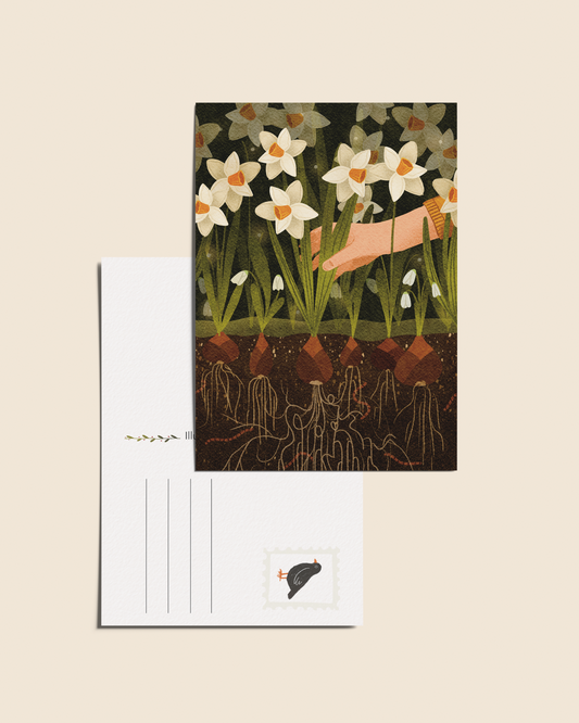 Ansichtkaart 'Asjeblief', A6