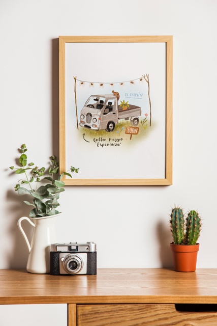 A4 Poster 'Esperanza coming soon'