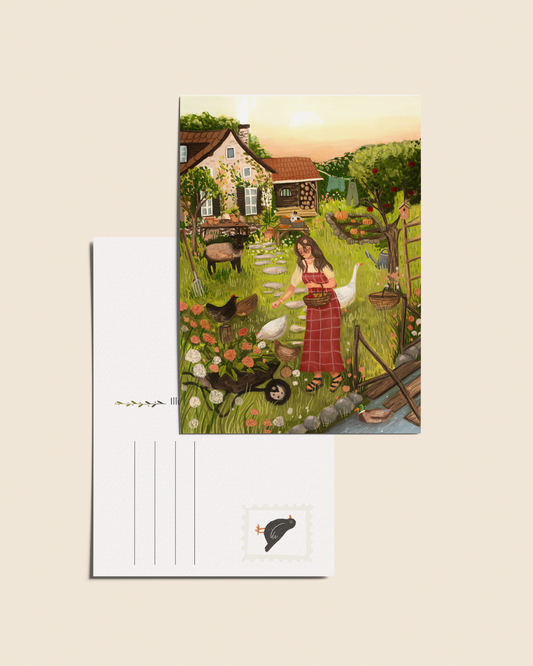 Ansichtkaart 'Zomer', A6