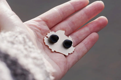 Slapend vosje, hard emaille pin