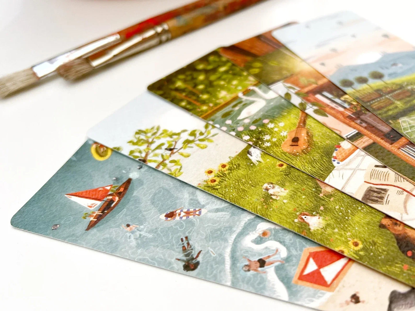 'Zomervibes' Voordeelset van 5 boekenleggers