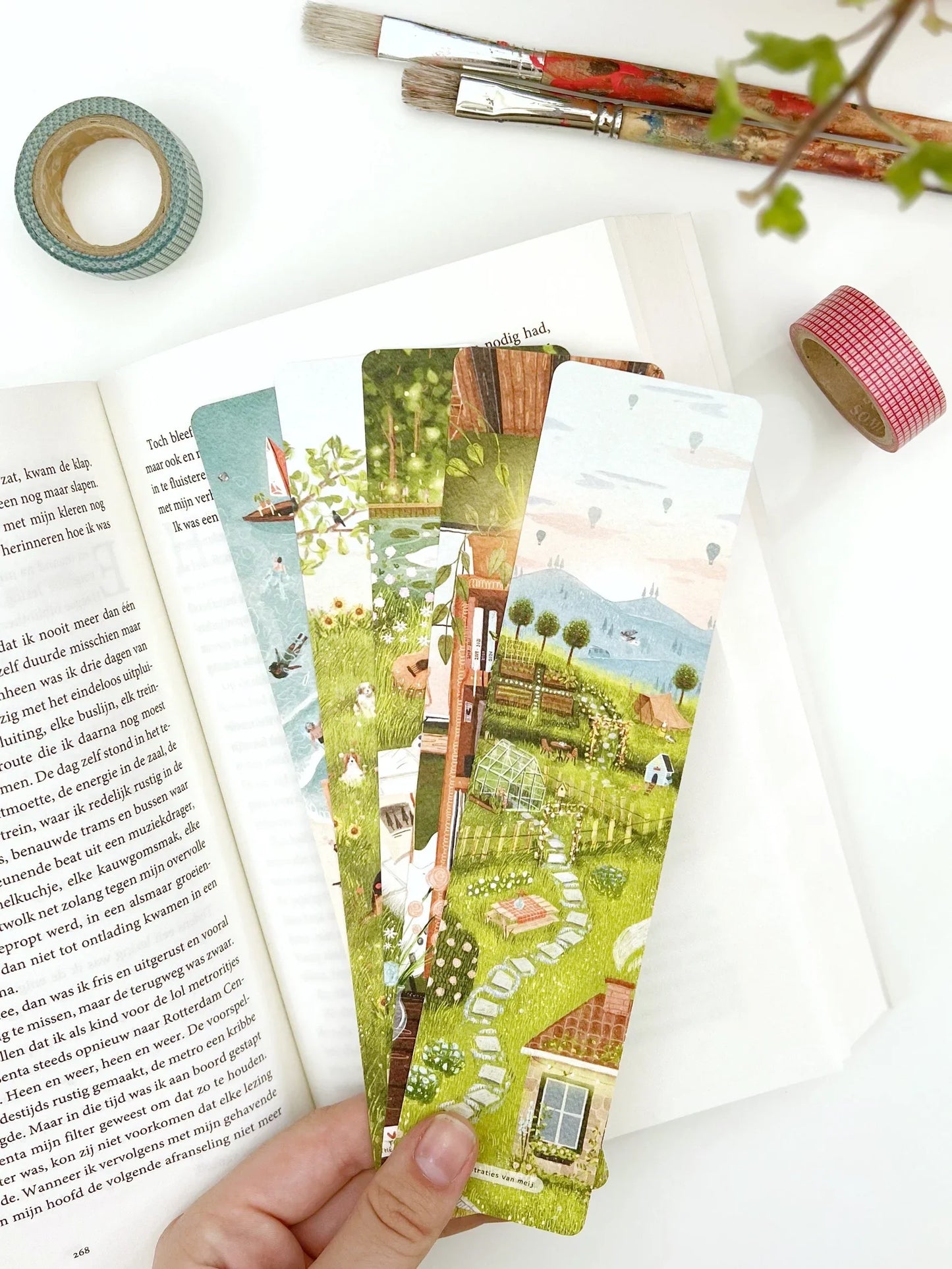 'Zomervibes' Voordeelset van 5 boekenleggers