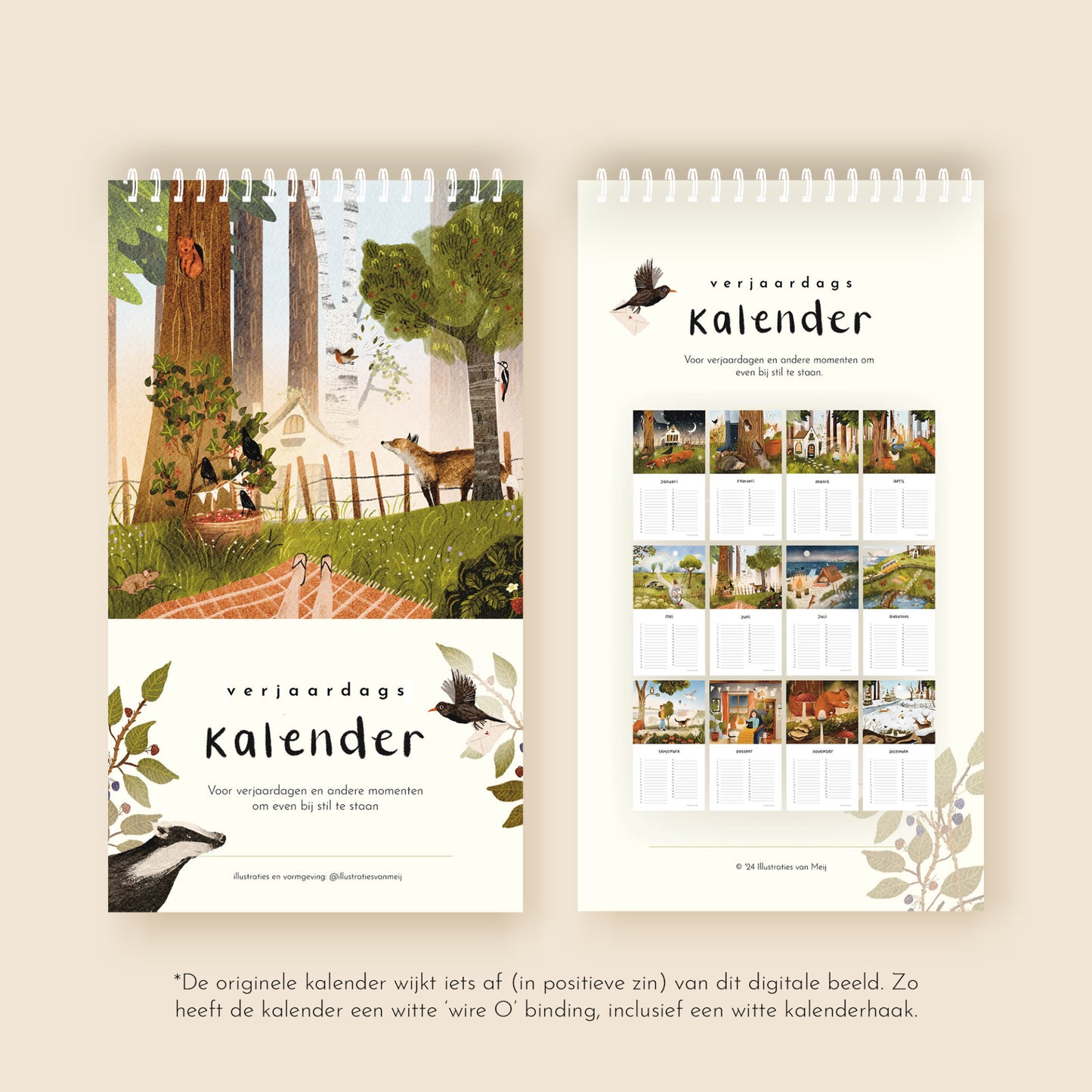 Verjaardagskalender 'Klein Geluk'