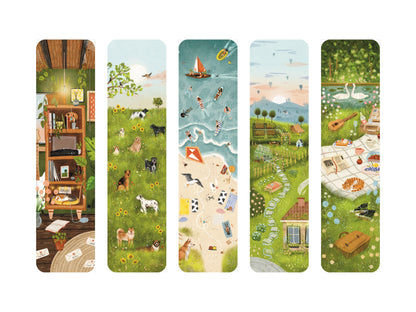 'Zomervibes' Voordeelset van 5 boekenleggers